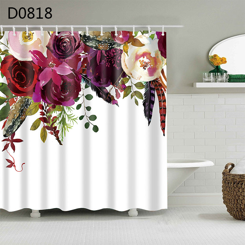 Waterproof Thickened Bathroom Curtain