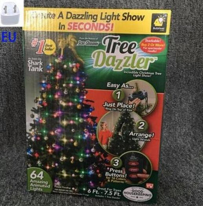 64 Light Dazzler Shower Tree Light