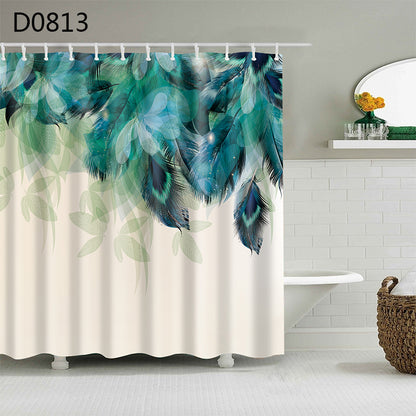 Waterproof Thickened Bathroom Curtain