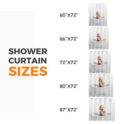 Waterproof Modern Fabric Bathroom Shower Curtain